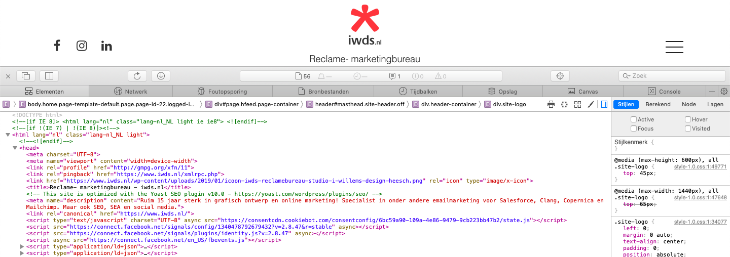 Google Metadata reclame- marketingbureau iwds.nl